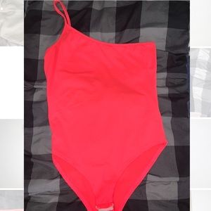 One shoulder bodysuit